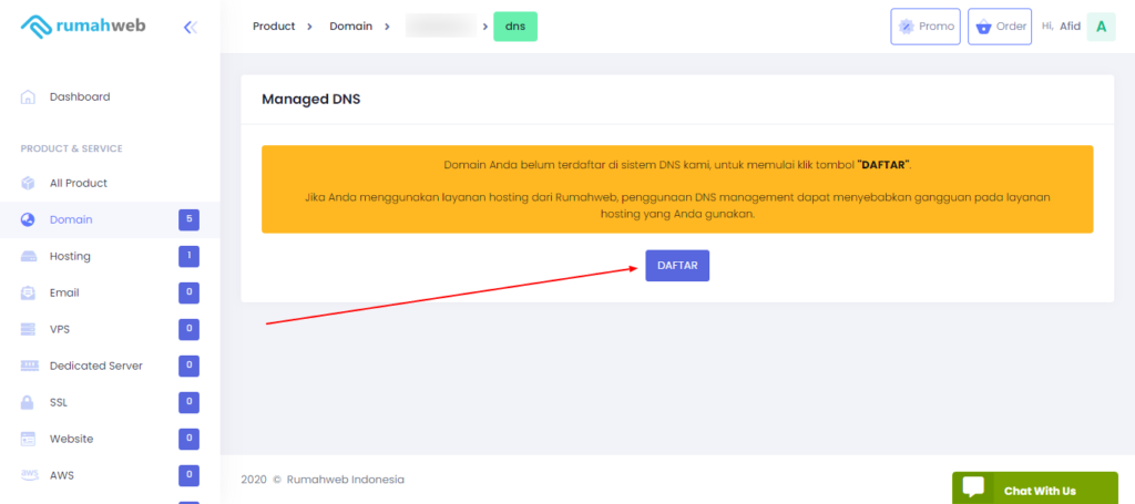 Cara Konfigurasi DNS Record pada Domain